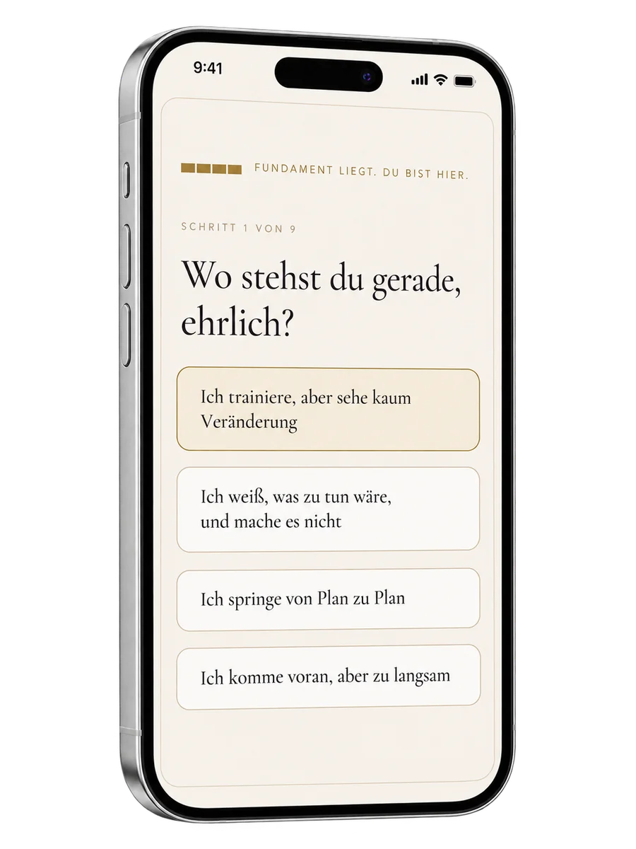 Die Bewerbung, erste Frage